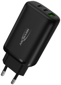 Ansmann Home Charger HC365PD Ładowarka USB 65 W gniazdo Maksymalne natężenie wyjściowe 3250 mA Ilość wyjść: 3 x USB, USB-C