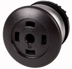 Przycisk grzybkowy Eaton M22-DP-S-X  czarny   1 szt.