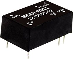Moduły przetwornicy DC/DC serii MEANWELLL serii DLC03 DIP/DIL16 Obudowa Podwójne wyjście Stosunek napięcia wejściowego: 2:1 Moc: 3W regulowana Moduł przetwornicy DC/DC Mean Well DLC03A-15 DLC03A-15, 3 W, 100 mA, 1 szt.