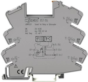 Gniazdo przekaźnika WAGO 857-104, 1 szt.