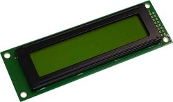 Wyświetlacz LCD Display Elektronik DEM20231SYH-PY  żółto-zielony  (S x W x G) 116 x 37 x 8.6 mm