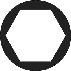 Nakrętka sześciokątna Toolcraft, M5, DIN 934, 100 szt.