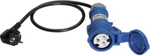 Adapter pomiarowy do jednofazowego urządzenia końcowego Adapter pomiarowy Benning 044144 32 A niebieski