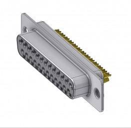 Złącze żeńskie D-Sub Deltron Connectors DTS25SZ/2, rzędy: 2, styki: 25, 180 °, 1 szt.