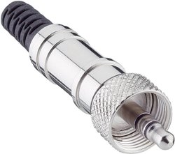 Wtyczka minijack Lumberg 153205, ze złączem śrubowym, 3.5 mm, 3-pin, stereo