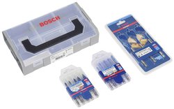 Trzy zestawy wierteł HEX-9 z linii EXPERT: HardCeramic, MultiConstruction i SelfcutSpeed wraz z Mini L-Boxx Zestaw wierteł Bosch Accessories 0615997645 1 zest.