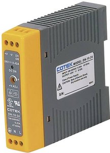 Zasilacz na szynę DIN Cotek DN 10-24, 24 V/DC, 0.42 A, 10 W