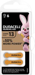 Bateria do aparatu słuchowego Duracell 13AC cynkowo-powietrzne 290 mAh 1.45 V 6 szt.