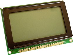 Wyświetlacz LCD Display Elektronik DEM128064BFGH-PW czarny biały 128 x 64 Pixel (S x W x G) 75 x 52.7 x 7 mm