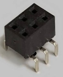 Listwa gniazdowa dwurzędowa z Dual Entry 2x3-biegunowy, prosta, pozłacana, raster 2,54 mm, wysokość 5,0mm, Izolacja nylonowa 9T, bez możliwości oddzielenia BKL Electronic 10122229 Listwa złączy żeńskich (standardowa) 1 szt.