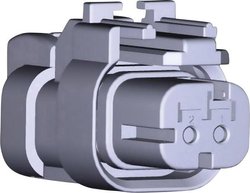 Obudowa złącza pin żeńskiego na kabel TE Connectivity AMPSEAL16 776522-2, automotive, piny: 2, 13 A, 1 szt.