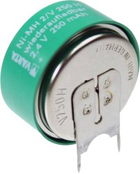 Akumulator guzikowy Varta V2/250H-SLF ++/- 250H NiMH 250 mAh 2.4 V 1 szt.