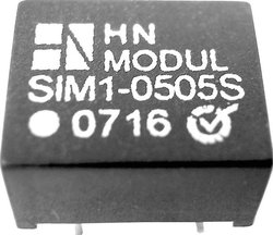 Przetwornica DC/DC, do PCB HN Power SIM1-1524S-DIL8 15 V/DC 24 V/DC 50 mA 1 W Ilość wyjść: 1 x