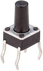 Przycisk chwilowy Weltron T604, 1 x wył/(wł), 1 szt.