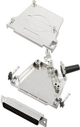 Zestaw listew męskich D-Sub TRU COMPONENTS TCD45ZF37HDP62K 7709612, rzędy: 3, styki: 62, 45 °, 1 szt.