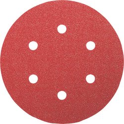 5-częściowy Zestaw arkuszy ściernych do szlifierek mimośrodowych K = 40 Papier ścierny ekscentryczny Bosch Accessories  2609256A29  5 szt.