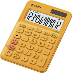 Casio MS-20UC-RG  Kalkulator stołowy pomarańczowy Wyświetlacz: 12 energią słoneczną, bateryjne (S x W x G) 105 x 23 x 149.5 mm