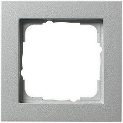 Osłona E2, ramka, pojedyncza, aluminiowa Ramka GIRA 0211 25, aluminiowy, 1x