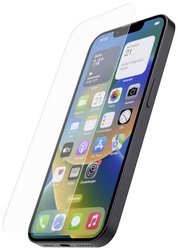 Zabezpieczenie ekranu z prawdziwego szkła „Premium Crystal Glass” do iPhone',a 15/15 Pro Szkło ochronne na wyświetlacz Hama 1 szt.