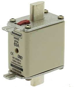 Eaton  63NHG00B  Bezpiecznik NH  z mechanicznym wskaźnikiem stanu bezpiecznika    Rozmiar bezpiecznika = 00    63 A    500 V  3 szt.