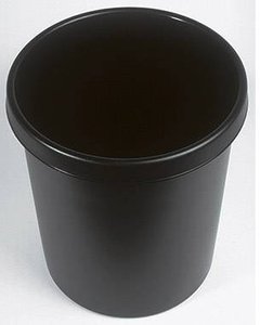 Helit the german H6106195  Kosz na papier 30 l (Ø x W) 350 mm x 405 mm polietylen czarny 1 szt.