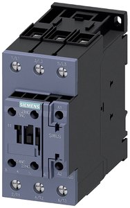 Stycznik, AC-3, 50 A/22 kW/400V, 3-biegunowy, AC 230V/50Hz, 1NO+1NC, połączenie śrubowe Stycznik Siemens 3RT2036-1AP00 3RT20361AP00, 3 styki, 230 V/AC, 50 A, 1 szt.