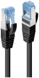 Kabel LAN LINDY 47419, 1 szt., RJ45, CAT 6a, S/FTP, 15.00 m, czarny
