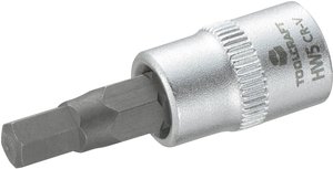 Nasadka trzpieniowa 5 mm TOOLCRAFT  816070 wewnętrzny sześciokąt 1 szt.