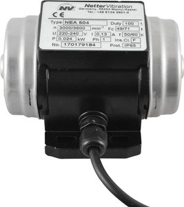 Wibrator elektryczny Netter Vibration NEA 504 03100000, 230 V/AC, 3000 U/min, 40 N, 0.024 kW, 0.13 A
