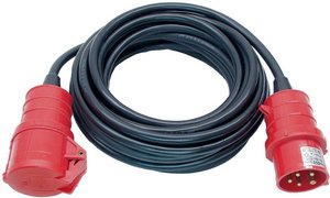 Brennenstuhl 1167740 zasilanie przedłużacz   czarny 10.00 m H07RN-F 5G 2,5 mm²
