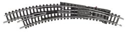 Zwrotnica MiniTrix T14956, lewa, kąt 42'°, w skali N, MINITRIX