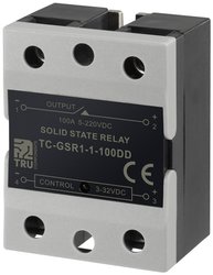 TRU COMPONENTS  Przekaźnik SSR  TC-GSR-1-100DD  100 A  Maksymalne napięcie przełączania: 220 V/DC  Obwód prądu stałego  1 szt.