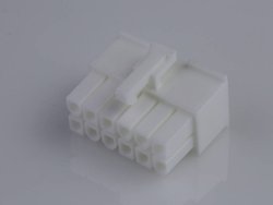 Obudowa złącza pin żeńskiego na kabel Molex MOL Power & Signal Sol. 39012125, piny: 12, 13 A, 1 szt.