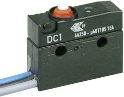 Mikroprzełącznik DC1C-C3AA 250 V/AC 6 A 1 x wł/(wł) ZF IP67 chwilowy 1 szt.