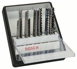 Brzeszczot do wyrzynarki Wood Expert z trzonkiem T, 10-częściowy Bosch Accessories 2607010540 1 zest.