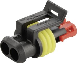 Obudowa gniazda TE Connectivity AMP Superseal 282080-1, 14A, 24 V, 2-pin