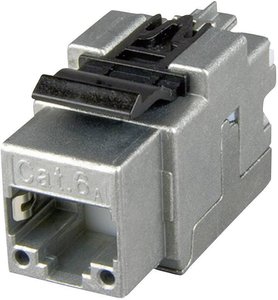 Telegärtner CAT 6a Uniwersalny moduł Keystone zgodny z EIA / TIA 568A Złącze Telegärtner J00029K0036 Moduł RJ45 Keystone CAT 6A