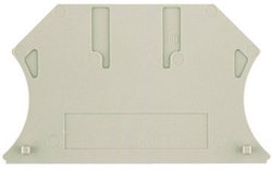 Płytka końcowa Pasujący do: ZDUB 2.5 -2/… ZAP ZDUB Weidmüller 1704750000-1 Zawartość: 1 szt.