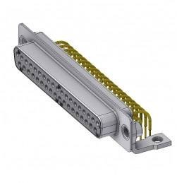 Złącze żeńskie D-Sub Deltron Connectors DTS50SYC/2M46UN, rzędy: 2, styki: 50, 90 °, 1 szt.