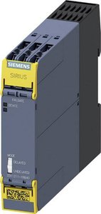 Rozszerzenie wyjścia 4RO z wyłącznikiem bezpieczeństwa SIRIUS z obwodami aktywującymi przekaźniki Moduł wyłącznika bezpieczeństwa Siemens 3SK1211-1BB40 24 V/DC Natężenie znamionowe 5 A