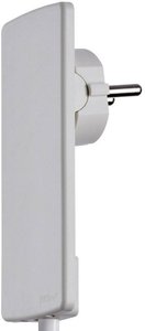 Wtyk Płaski Evoline® Plug, Biały EVOline Plug 1510.0000.0300, 230 V/AC, 16 A, IP20, (S x W) 48 mm x 115 mm (bez wtyku), biały