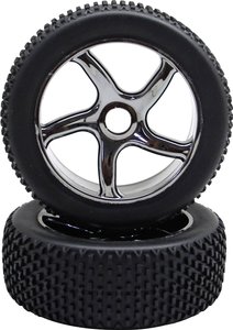 Koło kompletne Reely RE-6592503 1:8 Buggy tytanowy 2 szt.