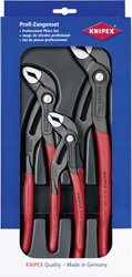 Szczypce do rur zestaw Knipex Cobra 00 20 09 V02, do warsztatu, 3 szt.