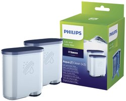 Zestaw podwójnych filtrów wody Philips AquaClean CA6903/22 z technologią wymiany jonowej i systemem „kliknij i idź” Philips CA6903/22 Filtr do wody 2 szt.