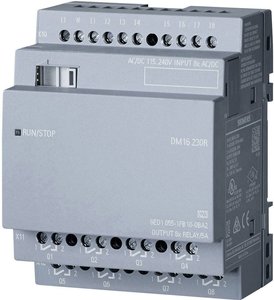 Siemens LOGO! DM16 230R 0BA2 Moduł rozszerzeń PLC 115 V/AC, 115 V/DC, 230 V/AC, 230 V/DC