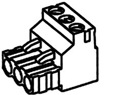 Obudowa złącza pin męskiego na kabel TE Connectivity 282807-2, wire-to-board, piny: 2, 1 szt.
