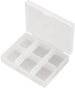 Skrzynka TRU COMPONENTS PP06-01 1572147, Ilość przegród: 6, (D x S x W) 84 x 63 x 20 mm