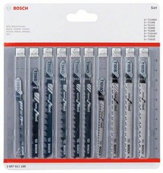Zestaw brzeszczotów Wood, 10-częściowy Bosch Accessories 2607011169 2607011169 10 szt.