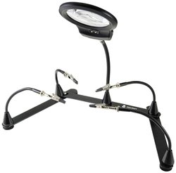 TOOLCRAFT Magnetyczna trzecia ręka ze szkłem powiększającym Trzecia ręka TOOLCRAFT AT-430 TO-7492830