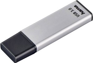 Pendrive Hama Classic FlashPen, USB 3.0, 40 MB/s, srebrny Pendrive USB Hama 181052, 1 szt.